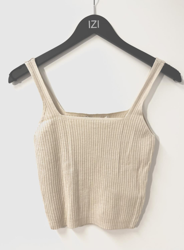 onlTessi topp i ribbestrikk - Image 1