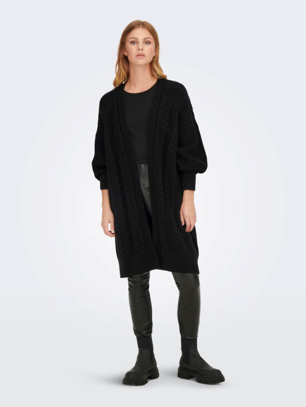 onlSif Freja lang strikket cardigan - Image 1