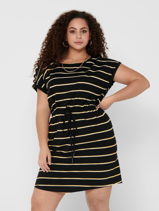 carApril stripete bomullskjole - Image 1