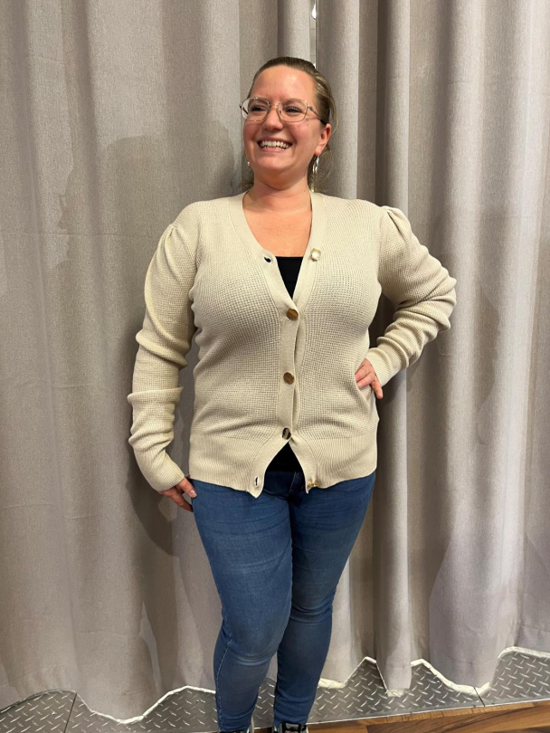 Marc Lauge Dody puff cardigan