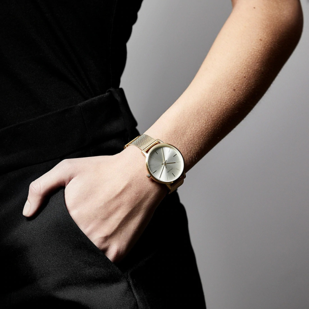 Pilgrim Didi klokke i gullbelagt, rustfritt stål - Image 1