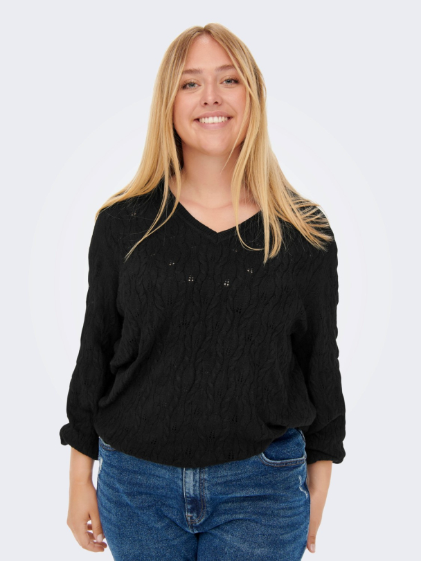 carFia Katia genser i strukturstrikk - Image 1