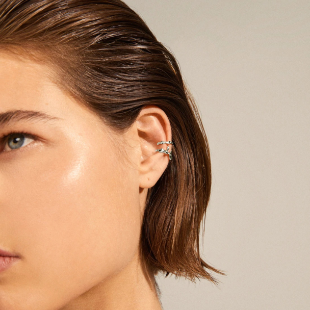 Pilgrim Antoinette sølvbelagt earcuffs - Image 1