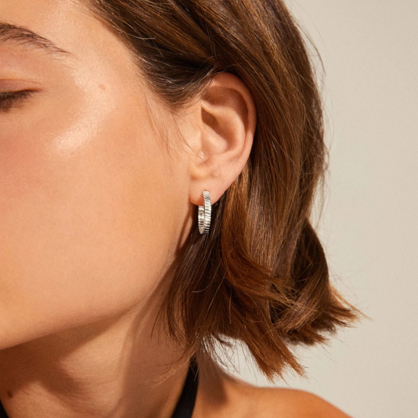 Pilgrim Ecstatic sølvbelagte øreringer - Image 1