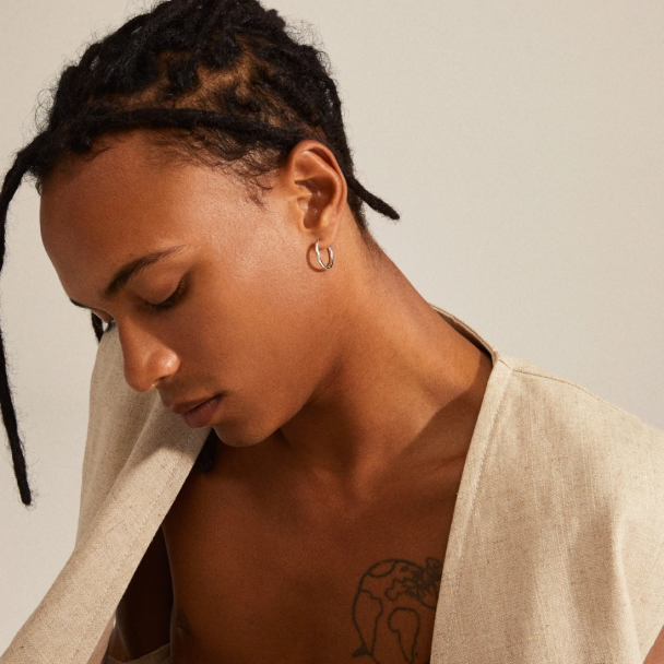 Pilgrim Ariella sølvbelagte øreringer - Image 1