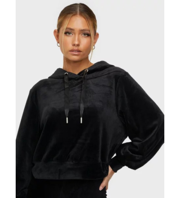 onlLaya hettegenser i fløyel - Image 1