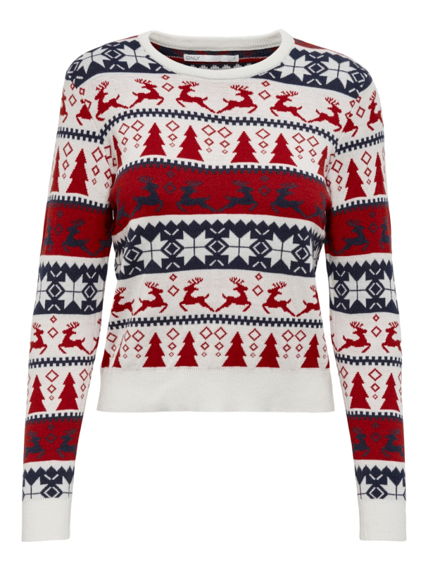 onlXmas comfy deer genser - Image 1