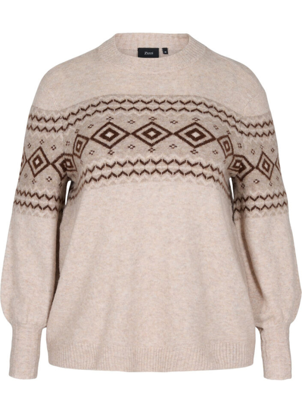 Zizzi mNordic New strikkegenser - Image 1