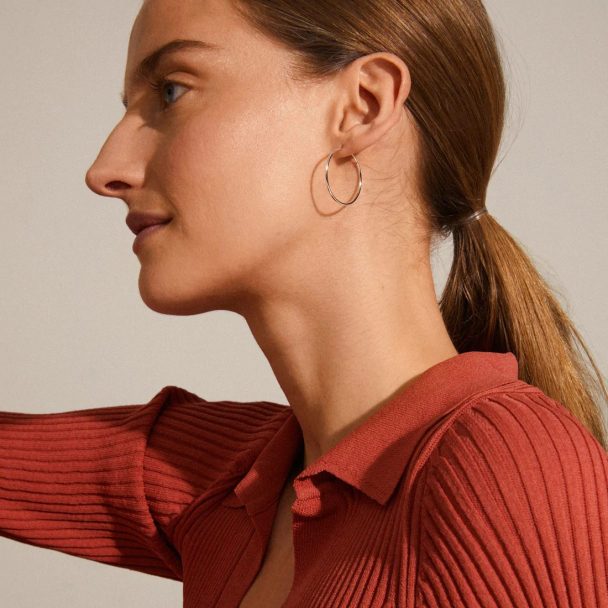 Pilgrim Sanne sølvbelagt øreringer - Image 1