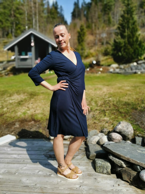 Marc Lauge Wrap kjole - Image 1