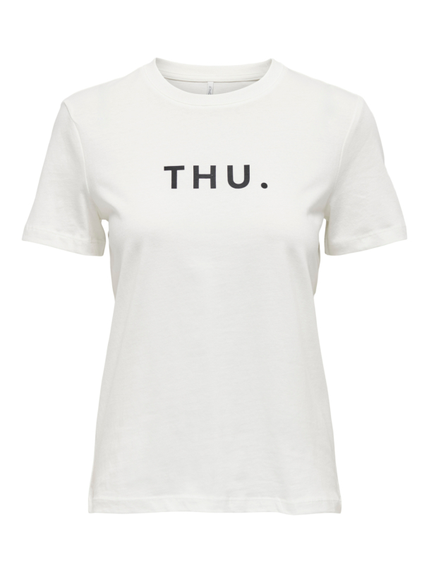 onlWeekday t-skjorte i bomull - Image 1