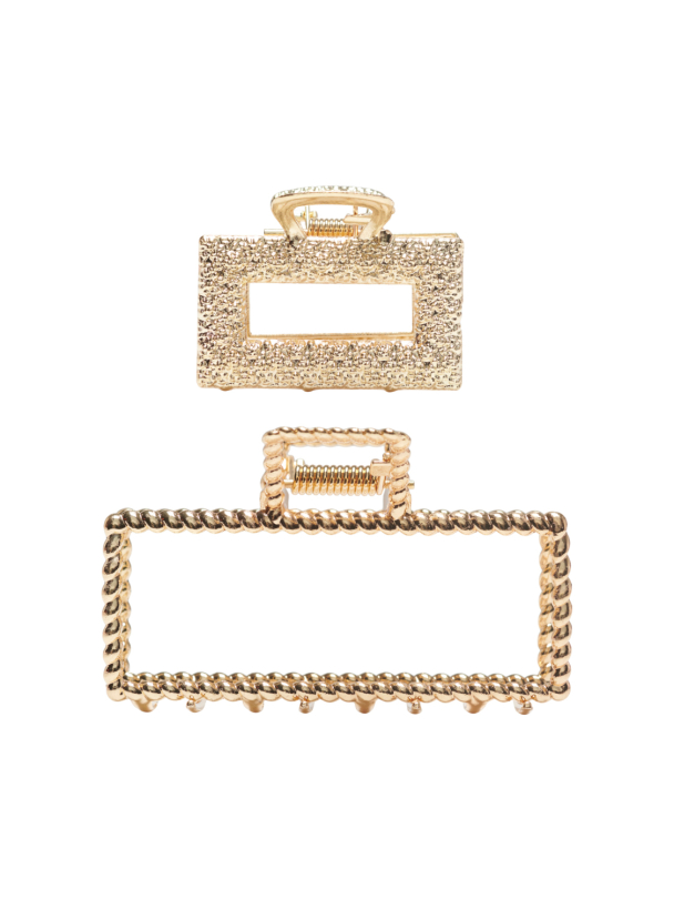 Only Saga metall-hårklyper 2 pakning