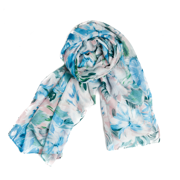 Rosenvinge blomstrete skjerf - Image 1