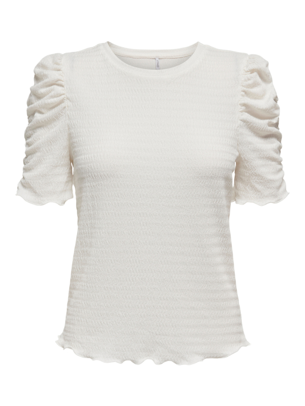 onlKate kortermet puff topp - Image 1