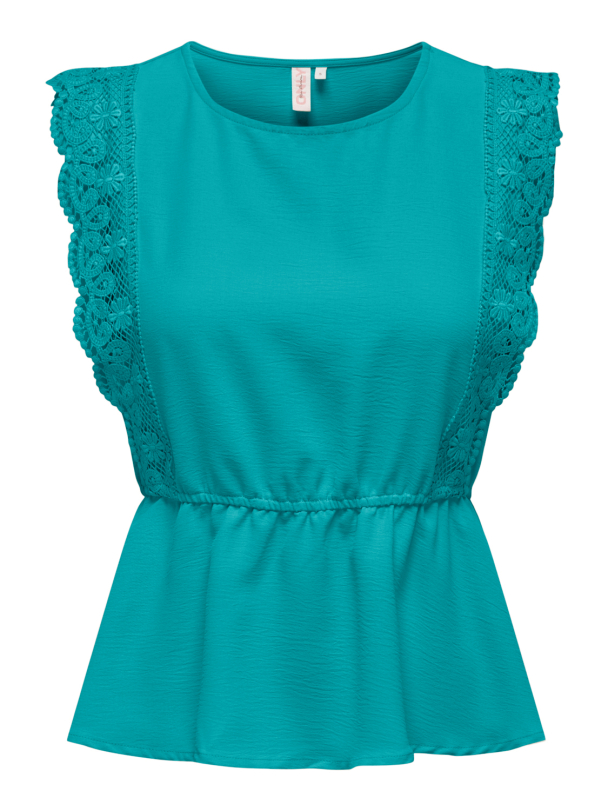 Only Mette ermeløs blondetopp - Image 1