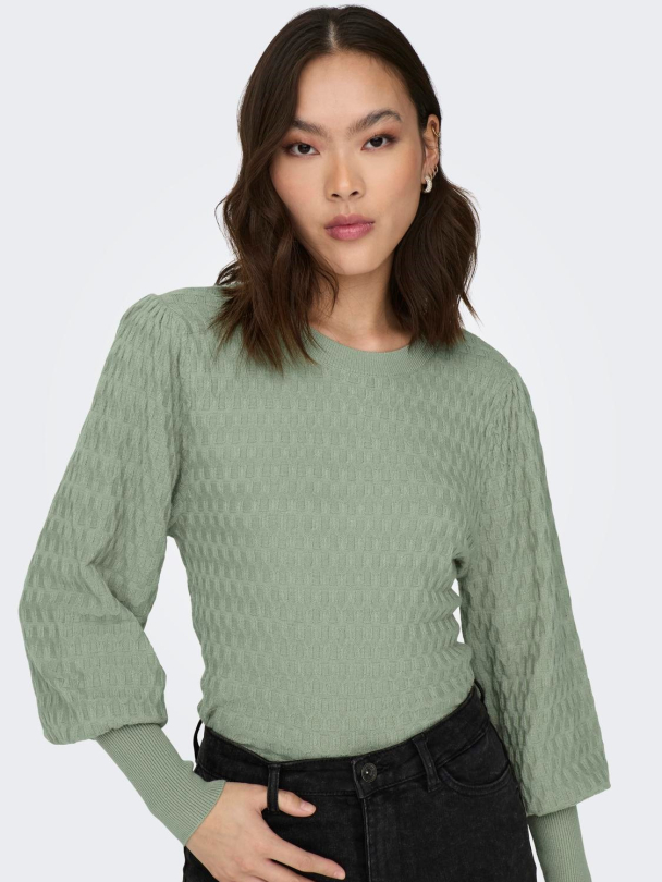 onlFaye Life struktur strikkegenser - Image 1