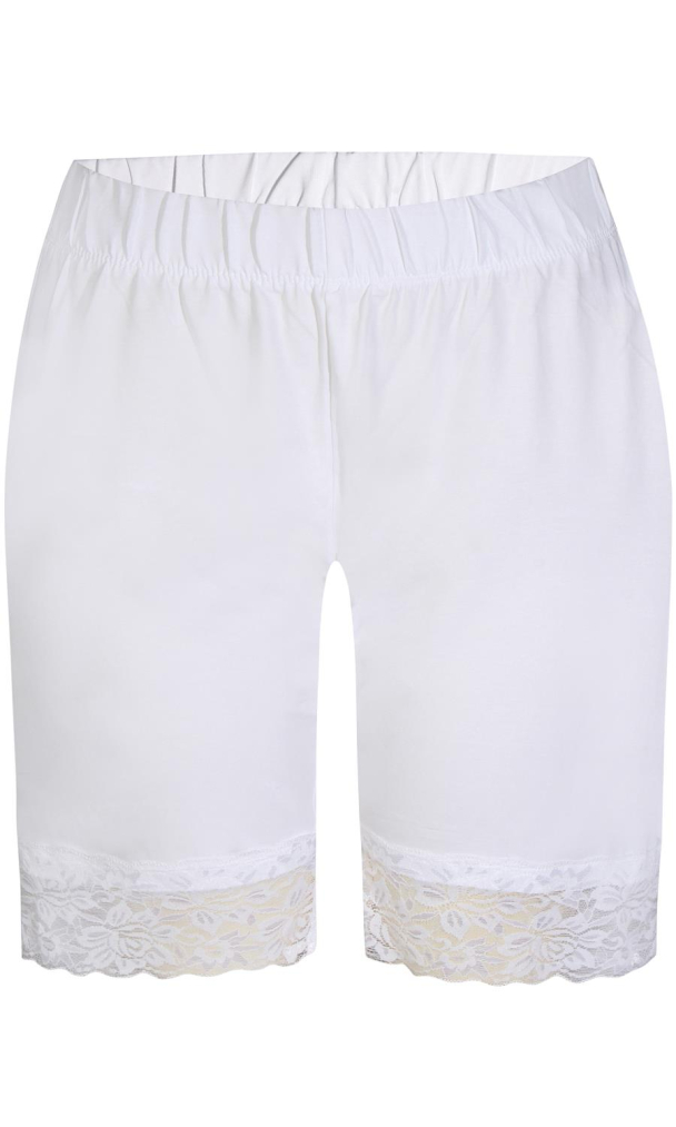 Zhenzi Kant sykkelshorts med blondekant - Image 1