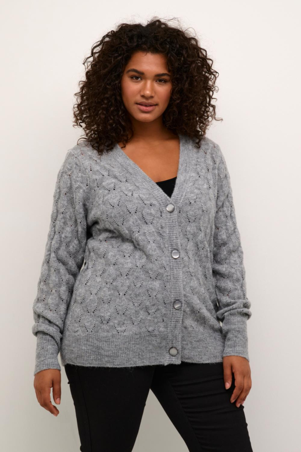 Kaffe Curve Nalene strikket cardigan - Image 1