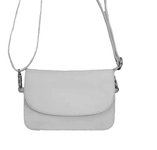 Kvitfjell liten skinnveske