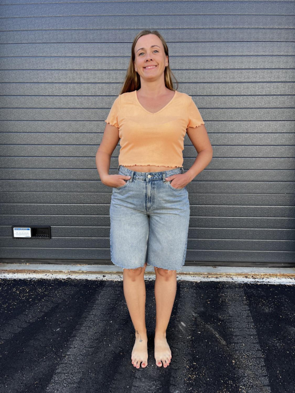 onlCaro highwaist denimshorts - Image 1