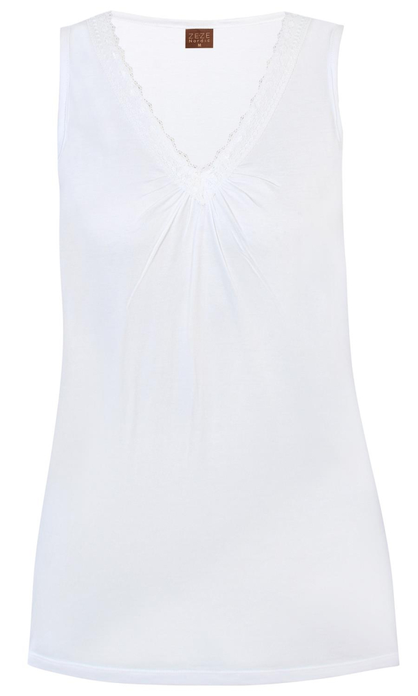 Ze-Ze Gina topp i bomull - Image 1