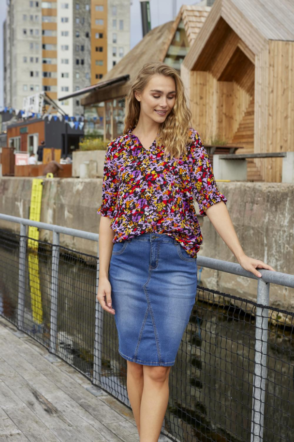 Ze-Ze Gia topp med 2/4 ermer - Image 1