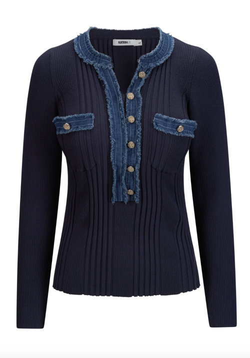 LA Pullover Navy  |    LA Pullover Navy fra Katrin Uri