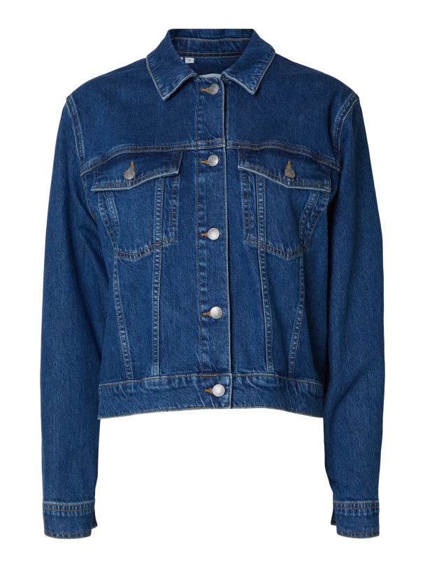 Cena Jacket - Medium Blue Denim 