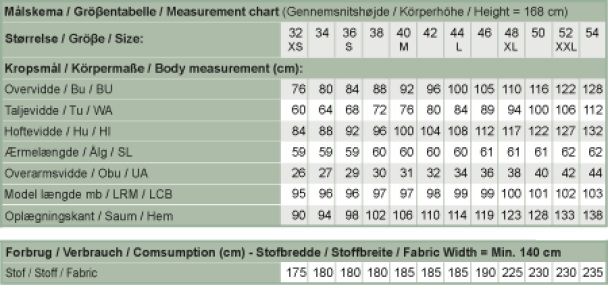 K298 Kjole med læg- fast stoff - Image 2
