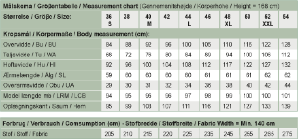 K2201 Kjole med volant ærmer- Strekk - Image 2