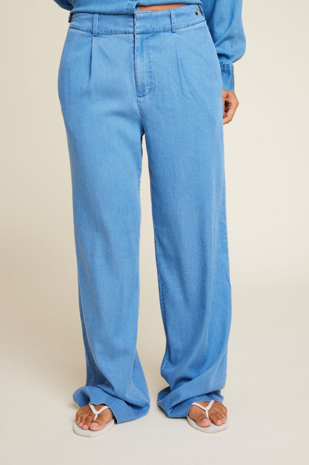 MOON TENCEL 25 TROUSERS - Image 1