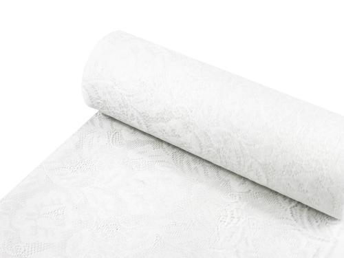 Sizolace Rose – 30cm x 5m – 0012 Hvit