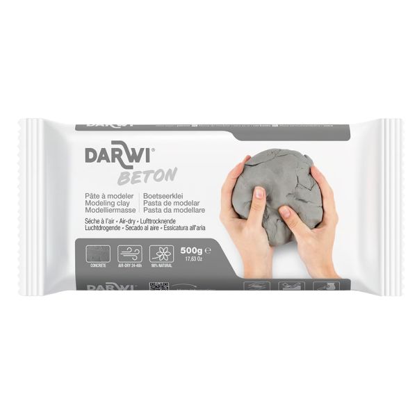 Darwi Beton Lufttørkende leire – 500g