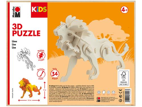 Marabu KiDS 3D Puzzle – Lion