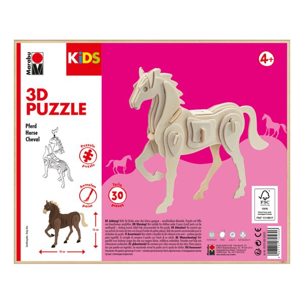 Marabu KiDS 3D Puzzle – Horse