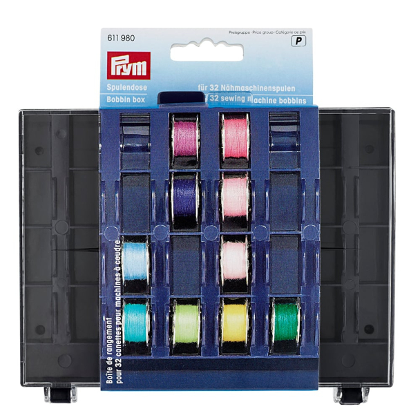 Prym Bobbin box – plass til 32 underspoler