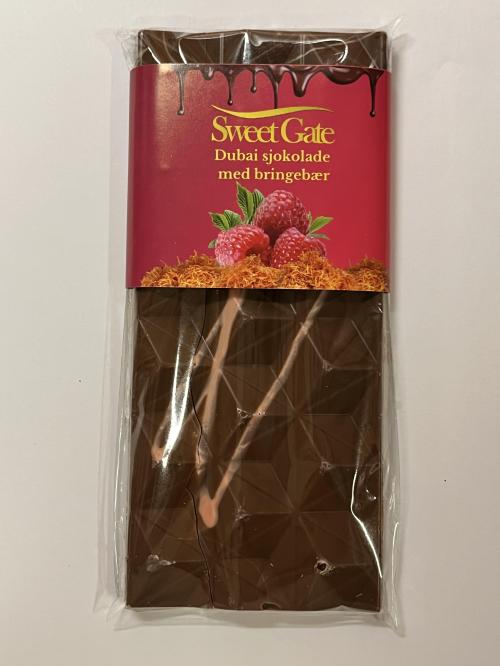 Dubai Sjokolade BRINGEBÆR plate 80 g 