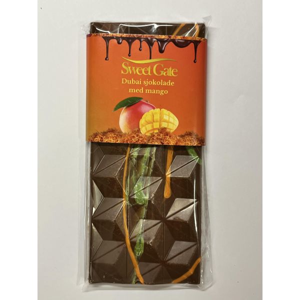 Dubai Sjokolade MANGO plate 80 g 