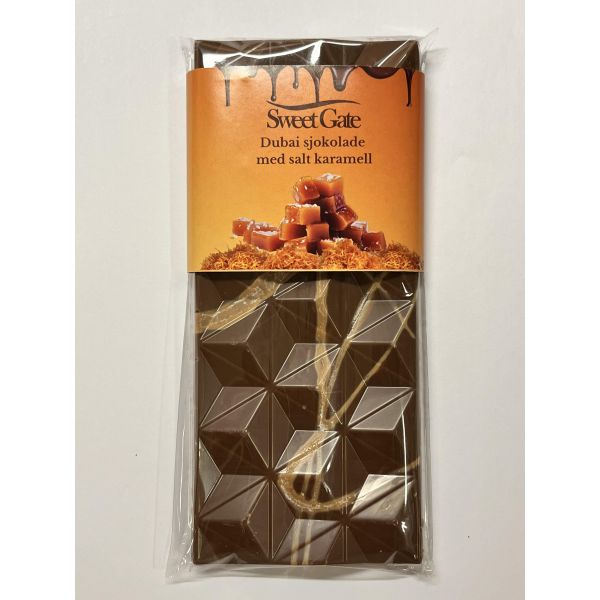 Dubai Sjokolade SALT KARAMELL plate 80 g 