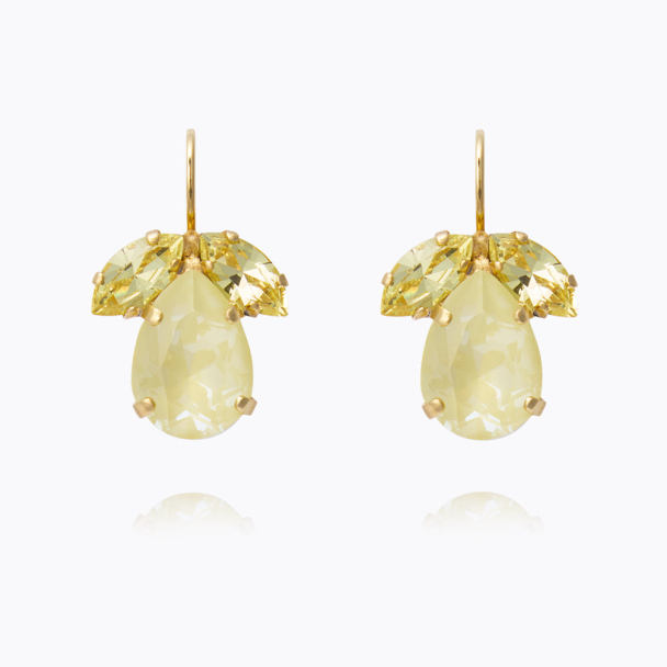 Timo Earrings Gold - Soft Yellow Combo