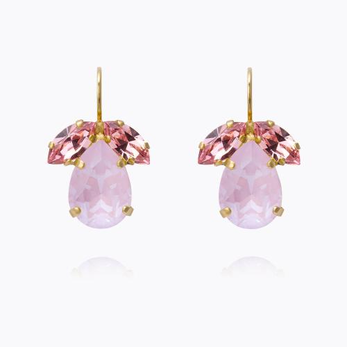 Timo Earrings Gold - Soft Pink Combo