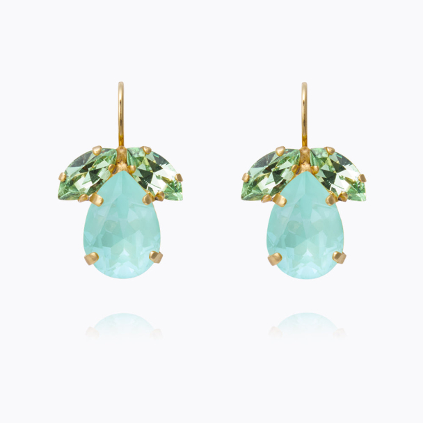 Timo Earrings Gold - Soft Mint Combo