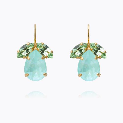 Timo Earrings Gold - Soft Mint Combo