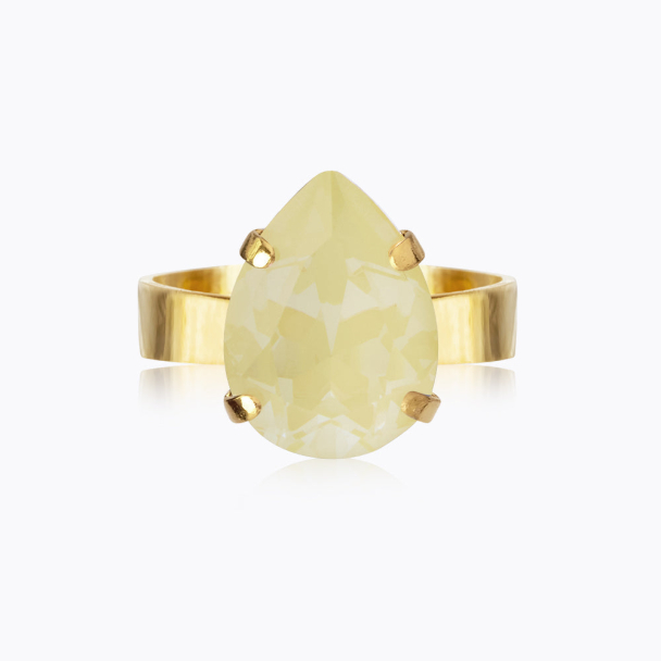 Mini Drop Ring - Gold/Soft Yellow 