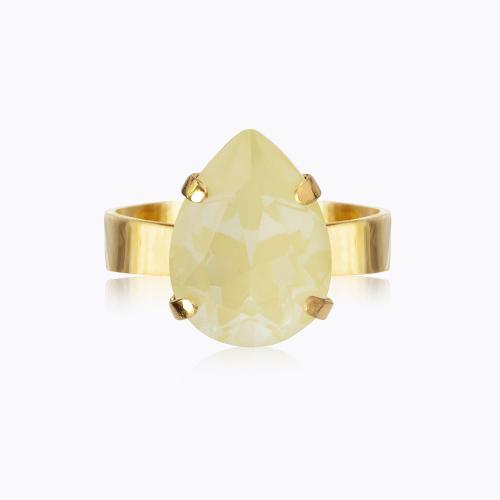 Mini Drop Ring - Gold/Soft Yellow 