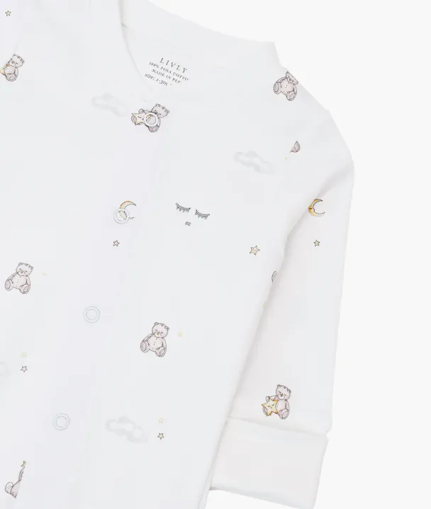 Teddy Dreams Overall - White - Image 3