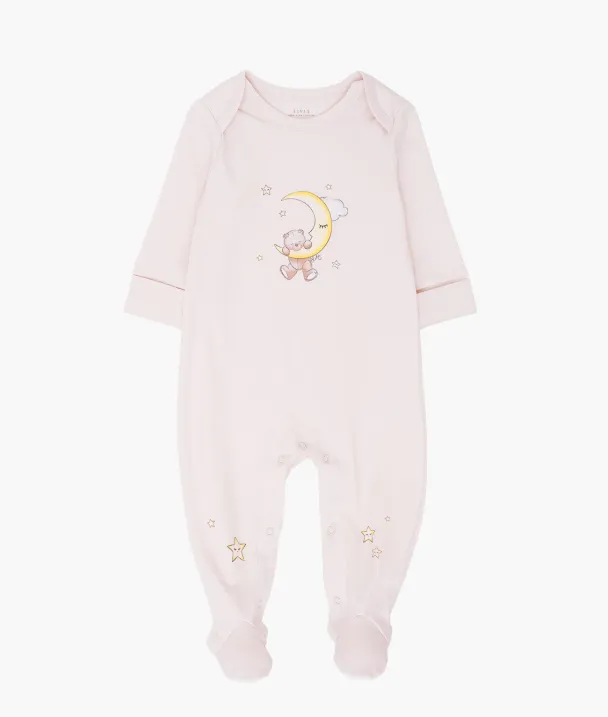 Teddy Dreams Cover Footie - Pink - Image 1