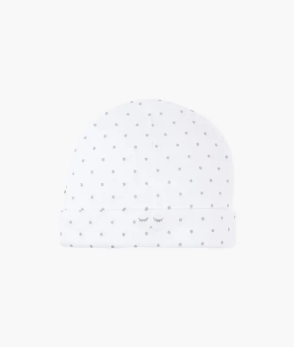Livly | Saturday Ninni Hat - White/Silver Dots