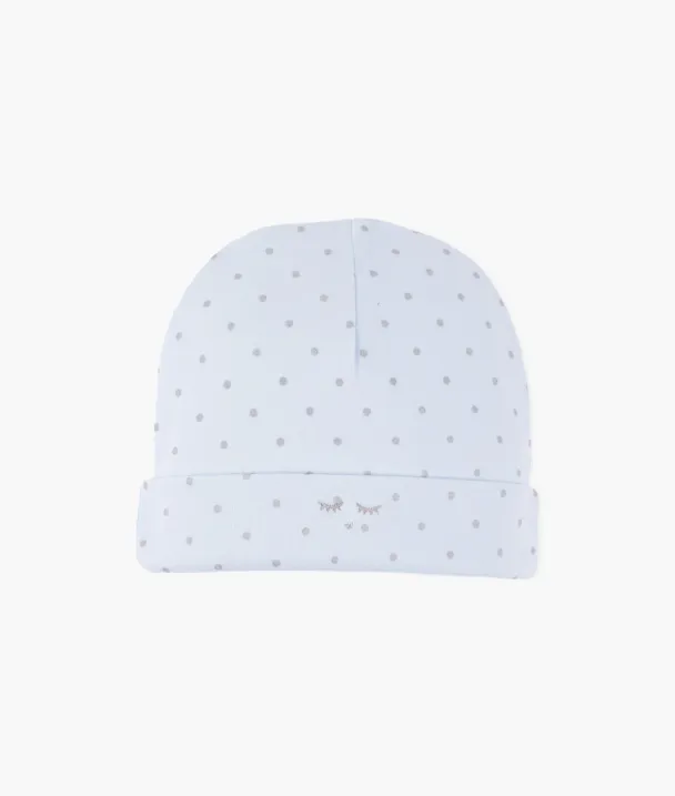Livly | Saturday Ninni Hat - Blue/Silver Dots