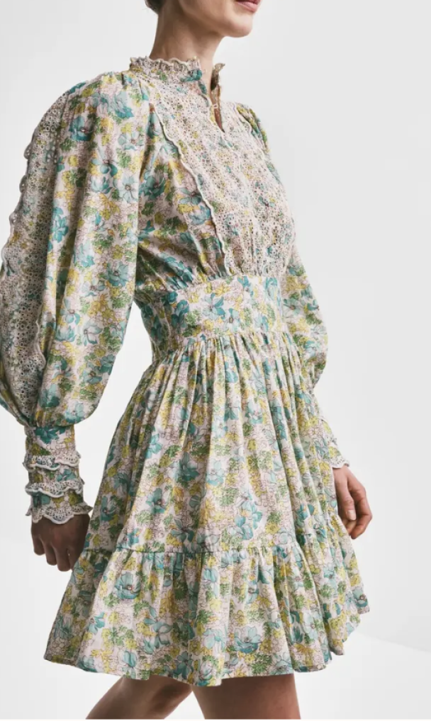 Cotton Slub Mini Dress – Anemone Fields  - Image 5